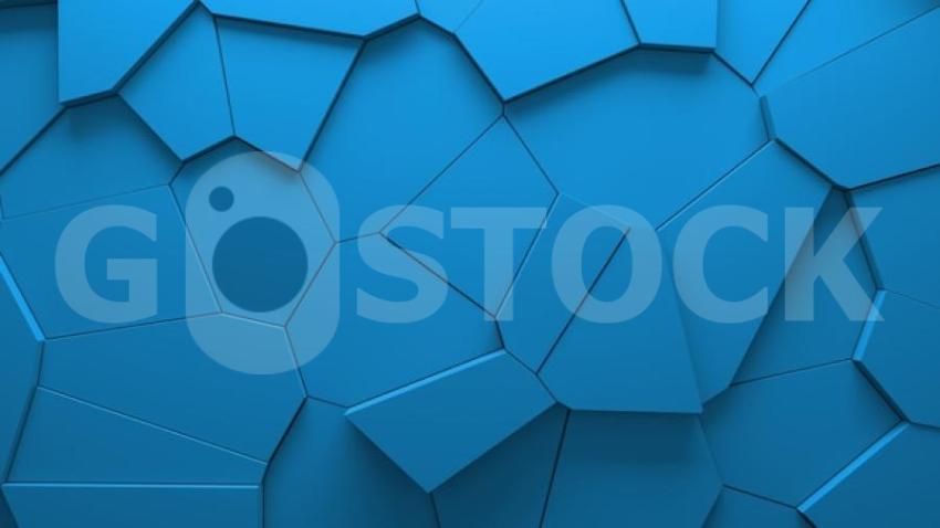 Abstract blue extruded voronoi blocks background minimal light clean corporate wall 3d geometric surface illustration polygonal elements displacement 1217 2510 jpg