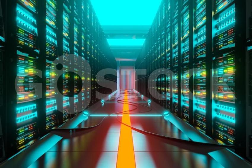 Data center with server racks corridor room 3d render digital data cloud technology 482257 27722 jpg
