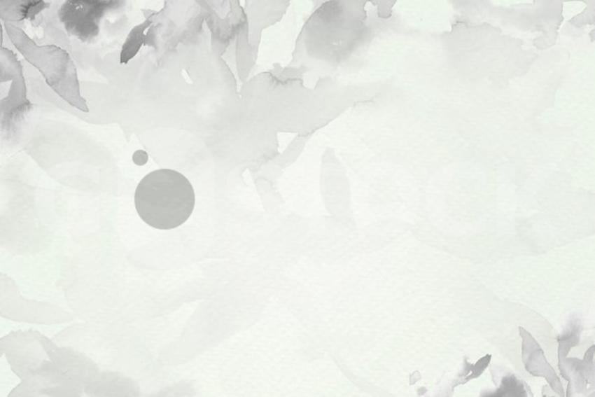 Grayscale watercolor leaf background beautiful floral illustration 53876 129880 jpg